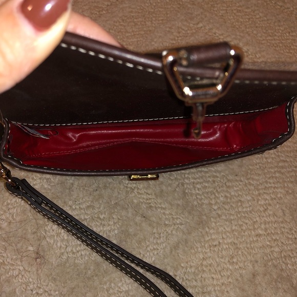 NEVER USED Dooney & Bourke Tan and Brown Wristlet - Picture 2 of 3